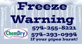 Freeze Warning Tips for Inside your Home